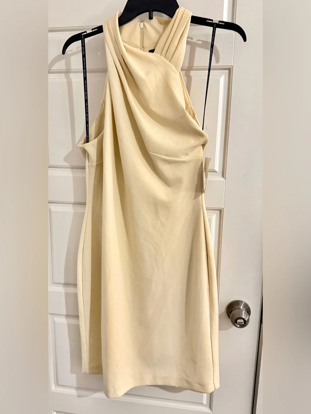 RACHEL Rachel Harland Crossover Halter Mini Dress - Picture 5 of 6
